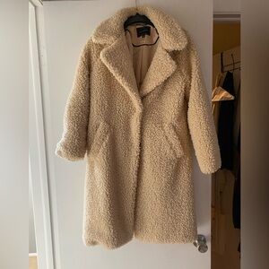Cozy Cream Faux Sherpa Coat